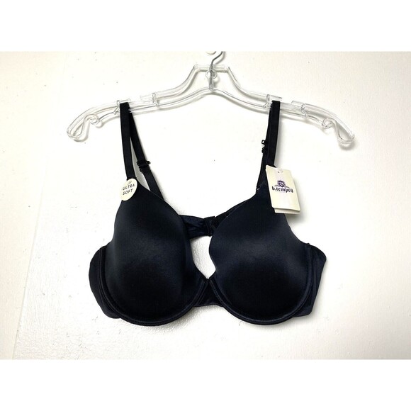 b.tempt'd by Wacoal T-Shirt Bra Future Foundation Underwire Size 38B Black - Picture 4 of 11